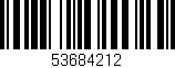 Código de barras (EAN, GTIN, SKU, ISBN): '53684212'