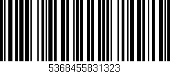 Código de barras (EAN, GTIN, SKU, ISBN): '5368455831323'