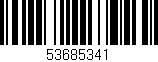 Código de barras (EAN, GTIN, SKU, ISBN): '53685341'