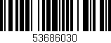 Código de barras (EAN, GTIN, SKU, ISBN): '53686030'