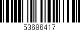 Código de barras (EAN, GTIN, SKU, ISBN): '53686417'