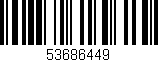 Código de barras (EAN, GTIN, SKU, ISBN): '53686449'