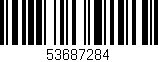 Código de barras (EAN, GTIN, SKU, ISBN): '53687284'