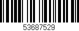 Código de barras (EAN, GTIN, SKU, ISBN): '53687529'