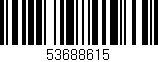 Código de barras (EAN, GTIN, SKU, ISBN): '53688615'