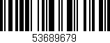Código de barras (EAN, GTIN, SKU, ISBN): '53689679'