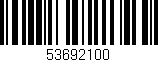 Código de barras (EAN, GTIN, SKU, ISBN): '53692100'