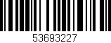 Código de barras (EAN, GTIN, SKU, ISBN): '53693227'