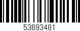 Código de barras (EAN, GTIN, SKU, ISBN): '53693481'