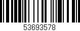 Código de barras (EAN, GTIN, SKU, ISBN): '53693578'