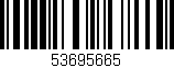 Código de barras (EAN, GTIN, SKU, ISBN): '53695665'