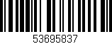 Código de barras (EAN, GTIN, SKU, ISBN): '53695837'