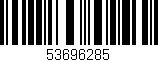 Código de barras (EAN, GTIN, SKU, ISBN): '53696285'