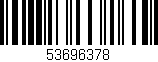 Código de barras (EAN, GTIN, SKU, ISBN): '53696378'