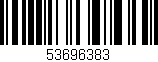 Código de barras (EAN, GTIN, SKU, ISBN): '53696383'