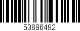 Código de barras (EAN, GTIN, SKU, ISBN): '53696492'