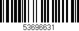 Código de barras (EAN, GTIN, SKU, ISBN): '53696631'