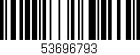 Código de barras (EAN, GTIN, SKU, ISBN): '53696793'