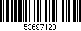 Código de barras (EAN, GTIN, SKU, ISBN): '53697120'