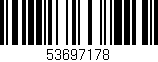 Código de barras (EAN, GTIN, SKU, ISBN): '53697178'