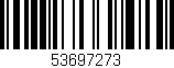 Código de barras (EAN, GTIN, SKU, ISBN): '53697273'