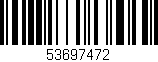 Código de barras (EAN, GTIN, SKU, ISBN): '53697472'