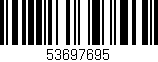 Código de barras (EAN, GTIN, SKU, ISBN): '53697695'