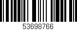 Código de barras (EAN, GTIN, SKU, ISBN): '53698766'