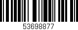 Código de barras (EAN, GTIN, SKU, ISBN): '53698877'