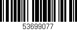 Código de barras (EAN, GTIN, SKU, ISBN): '53699077'