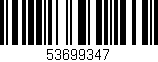Código de barras (EAN, GTIN, SKU, ISBN): '53699347'