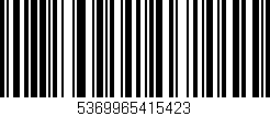 Código de barras (EAN, GTIN, SKU, ISBN): '5369965415423'