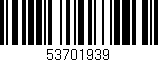 Código de barras (EAN, GTIN, SKU, ISBN): '53701939'