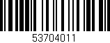 Código de barras (EAN, GTIN, SKU, ISBN): '53704011'