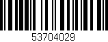 Código de barras (EAN, GTIN, SKU, ISBN): '53704029'
