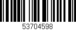 Código de barras (EAN, GTIN, SKU, ISBN): '53704598'