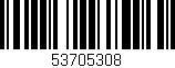 Código de barras (EAN, GTIN, SKU, ISBN): '53705308'