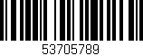 Código de barras (EAN, GTIN, SKU, ISBN): '53705789'