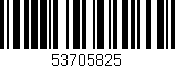 Código de barras (EAN, GTIN, SKU, ISBN): '53705825'