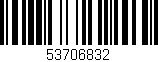 Código de barras (EAN, GTIN, SKU, ISBN): '53706832'