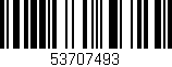 Código de barras (EAN, GTIN, SKU, ISBN): '53707493'