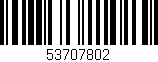 Código de barras (EAN, GTIN, SKU, ISBN): '53707802'