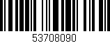 Código de barras (EAN, GTIN, SKU, ISBN): '53708090'