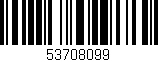 Código de barras (EAN, GTIN, SKU, ISBN): '53708099'