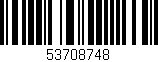 Código de barras (EAN, GTIN, SKU, ISBN): '53708748'