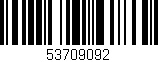 Código de barras (EAN, GTIN, SKU, ISBN): '53709092'