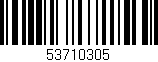 Código de barras (EAN, GTIN, SKU, ISBN): '53710305'
