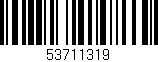 Código de barras (EAN, GTIN, SKU, ISBN): '53711319'