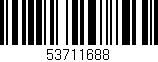 Código de barras (EAN, GTIN, SKU, ISBN): '53711688'