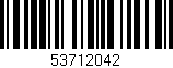 Código de barras (EAN, GTIN, SKU, ISBN): '53712042'